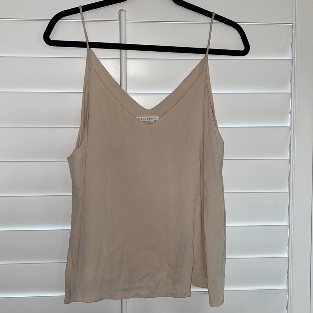 Beige tank top